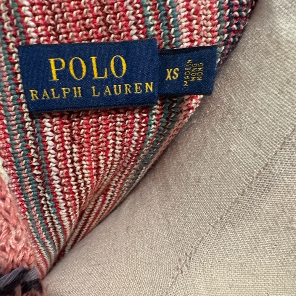 Polo Ralph Lauren Long Sleeved Open Poncho - Picture 3 of 4